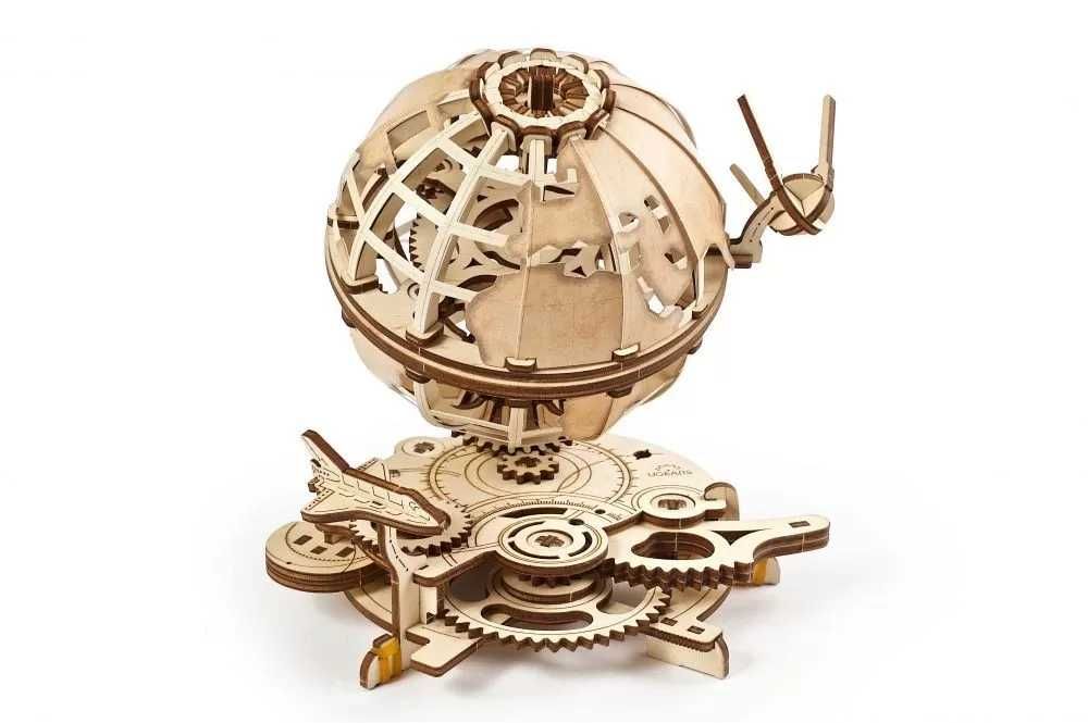 Puzzle 3D Drewniane Globus mechaniczny Ugears