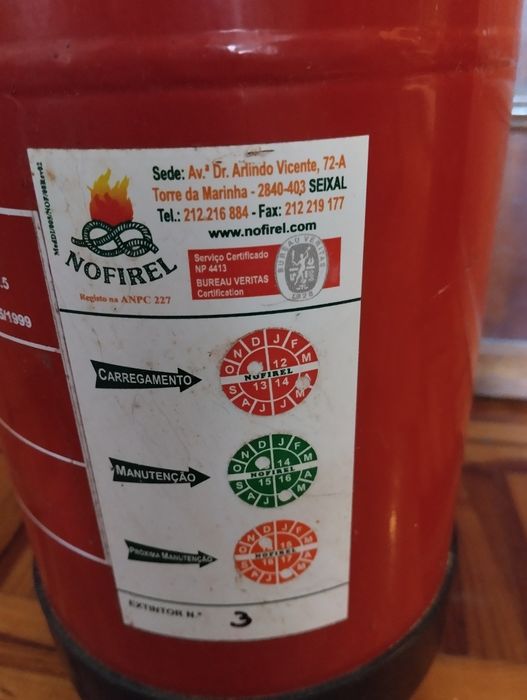 Extintor Pó A B C 6kg