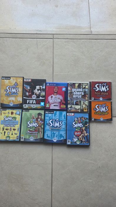 Jogos em DVD - FIFAs/SIMS/ Gta SA