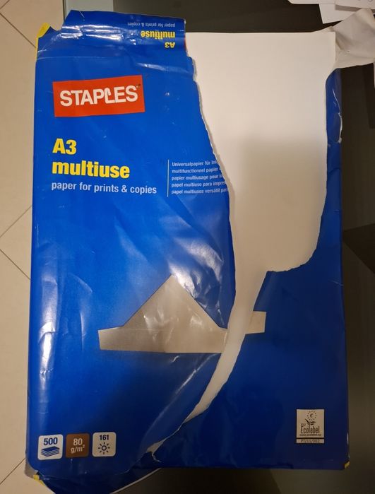 Staples A3 mutiuse paper for prints and copies64585491007490122