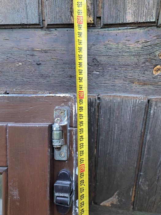 Okno drewniane z demontażu