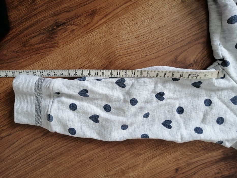 Bluza z kapturem szara rozsuwana