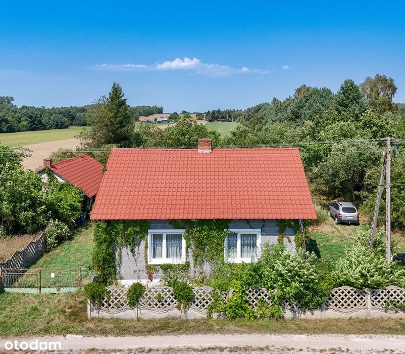 Dom z działką 1,78ha - Ławki gm. Żarnów