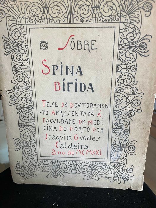 Livro "Sobre Spina Bífida"- Caldeira, Joaquim Guedes
