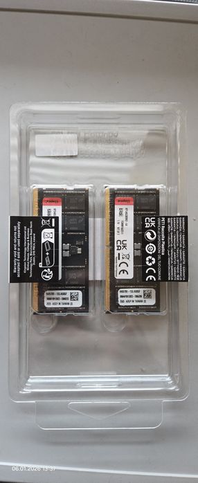 64GB (2x32GB) Kingston FURY DDR5 4800MHz SO-DIMM