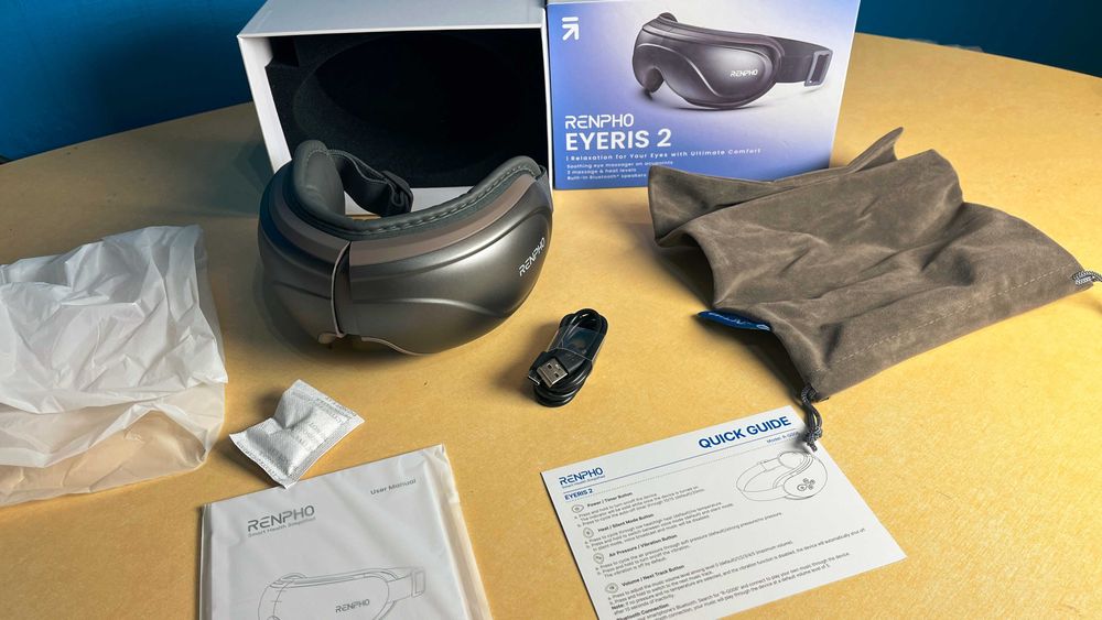 Masażer Oczu z Ciepłem i Wibracjami do Migreny, RENPHO Eyeris 2 spp57