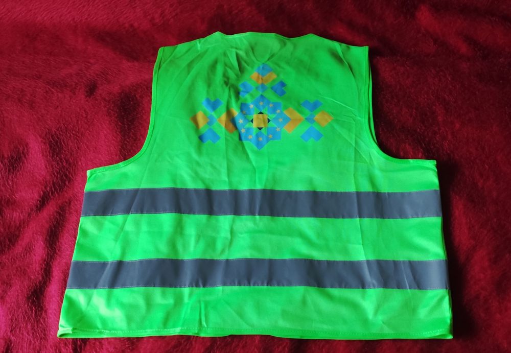 Світловідбиваючий жилет зелений, XL, XXL
