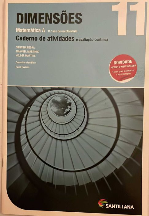 Dimensões 11 Caderno de atividades Matemática A 11º Ano