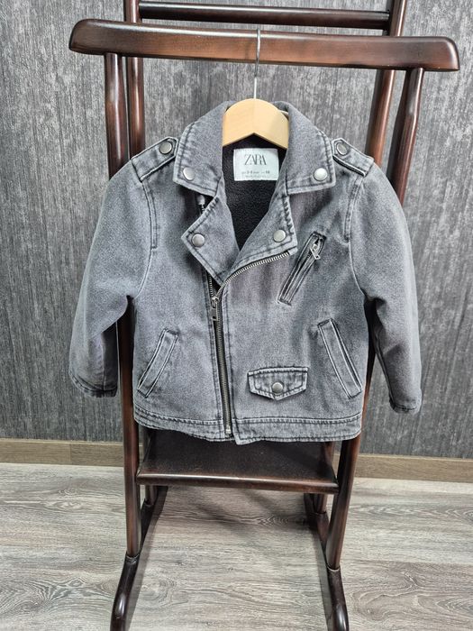 ZARA Джинсова тепла куртка для дівчинки  98см