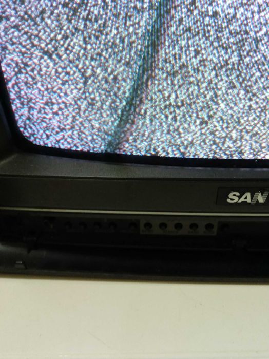 Televisão sanyo manual sem comando