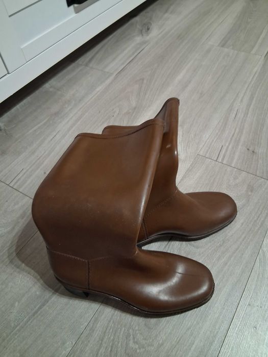 Kalosze damskie brąz Stomil PRL