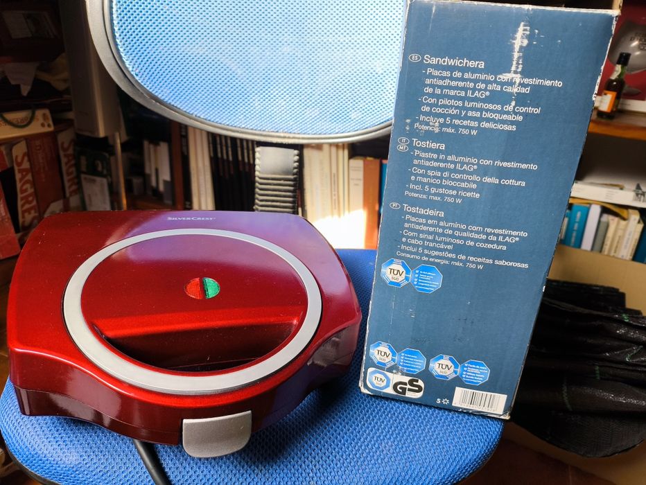 Sanduicheira usada Silvercrest