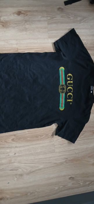 Czarna koszulka Gucci L