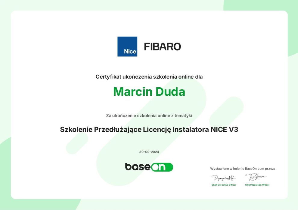 Automat do bramy NICE robus 600 NOWY MODEL wraz z montażem.