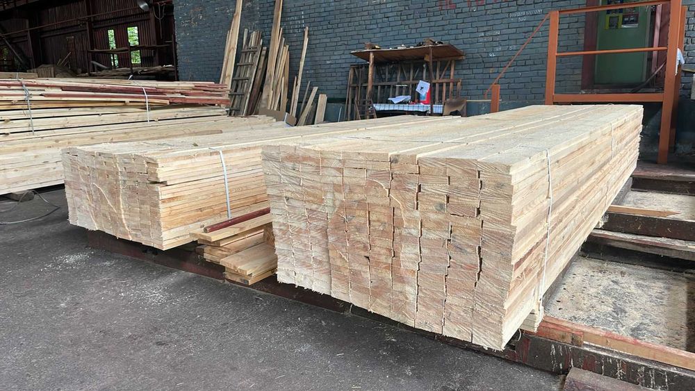 Доска обрезная 50х200 мм, (сосна) от 10000 грн