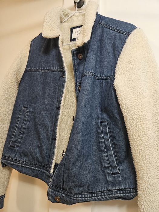 Kurtka jeansowa ciepła