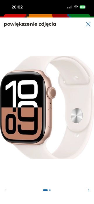 Apple Watch SE różowe złoto 40 mm używany