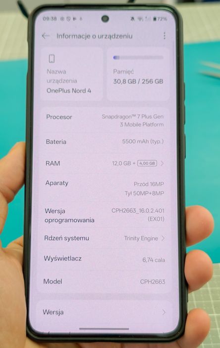 Oneplus Nord 4 256GB 12GB RAM