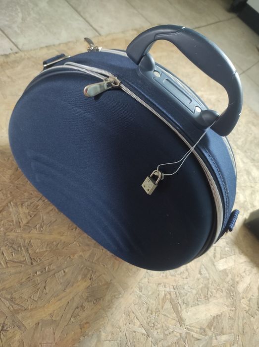 Kuferek niebieska torebka torba do samolotu torba podręczna torebka