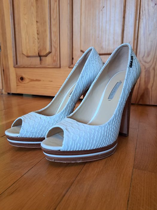 Pantofle buty calvin klein 39 klocek