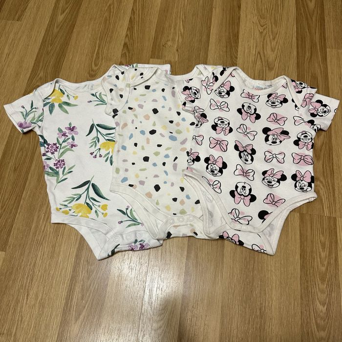 Набір Боді з коротким рукавом бодіки на дівчинку 9 12 міс 74 80