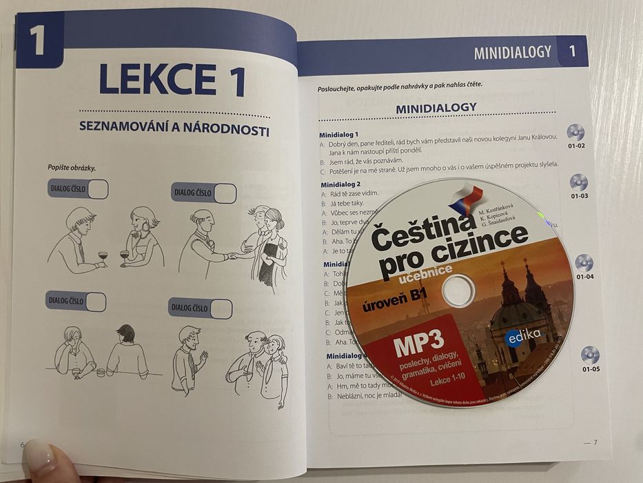 Чеська аудіо книга-зошит (з диском) на рівень B1