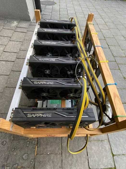 KOPARKA KRYPTOWALUT 6x Radeon RX470 Sapphire