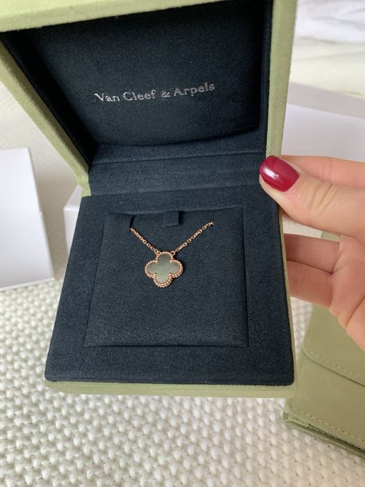 Van Cleef&Arpels Alhambra Grey підвіска Mother of Pearls