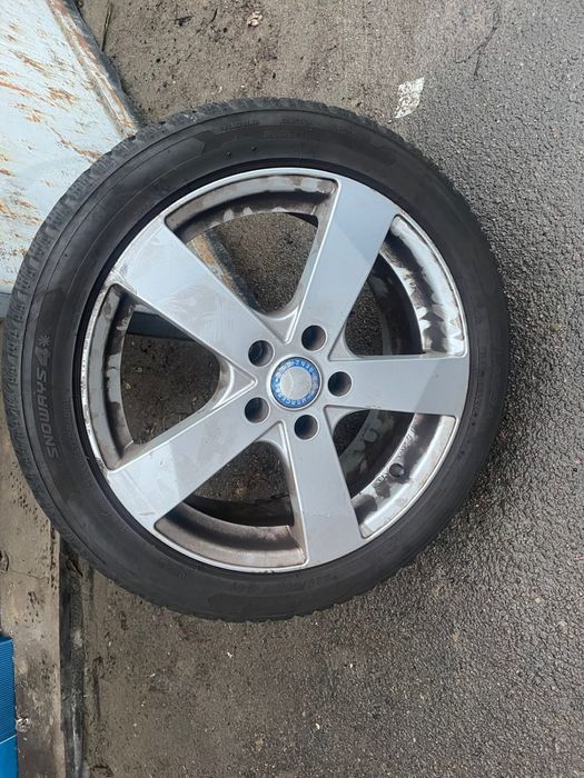 Диски dezent r17 5х112 з резиною зима зимова 225/45r17 Lassa 2020 рік