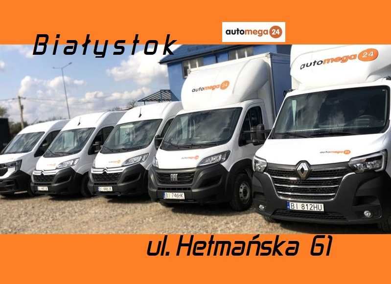 Prosty i TANI WYNAJEM samochodów Dostawczych w Białymstoku automega24