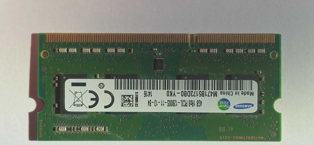 Оперативная память Samsung DDR3L 4GB 1600Mhz для ноутбука
