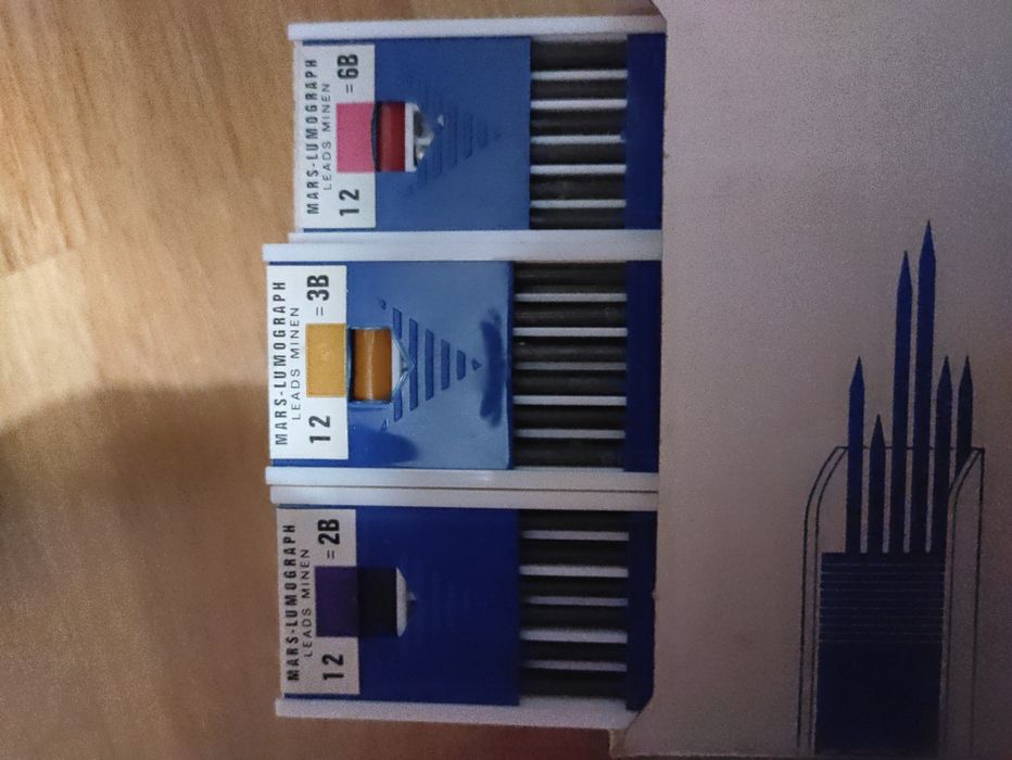 16 tubos de  minas 2mm - Staedtler 200