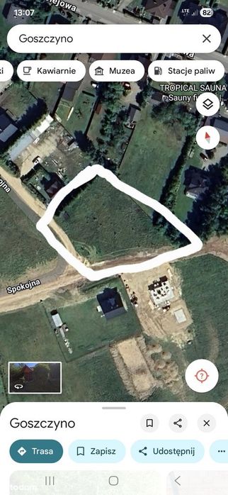 Działka budowlana 1600 m² blisko morza – Goszczyno, gmina Krokowa