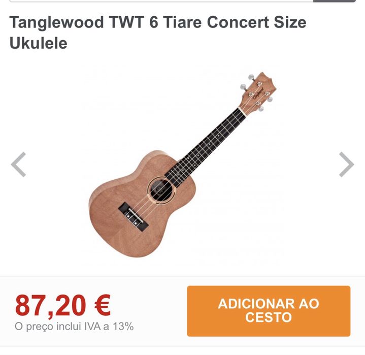 Ukulele Tanglewood