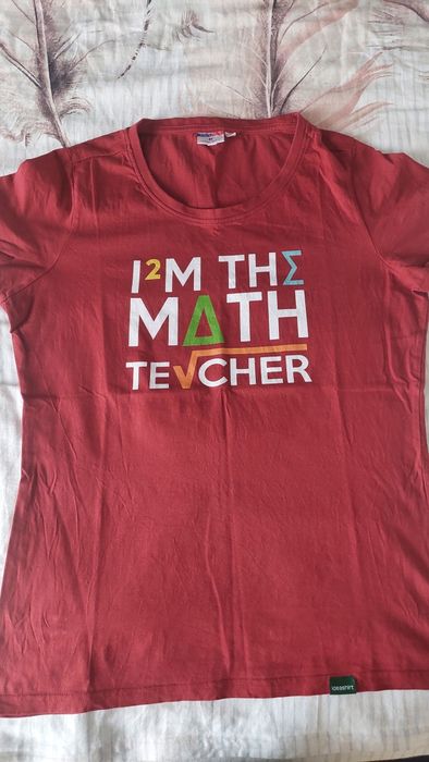 Koszulka t-shirt dla nauczyciela matematyki XL