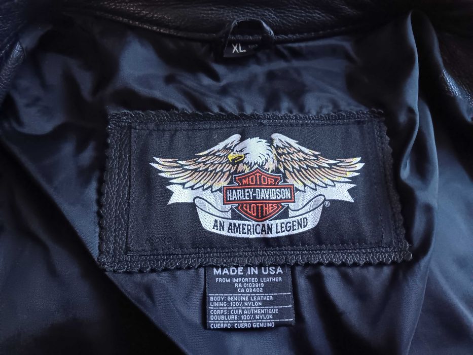 Kurtka skórzana Harley Davidson XL