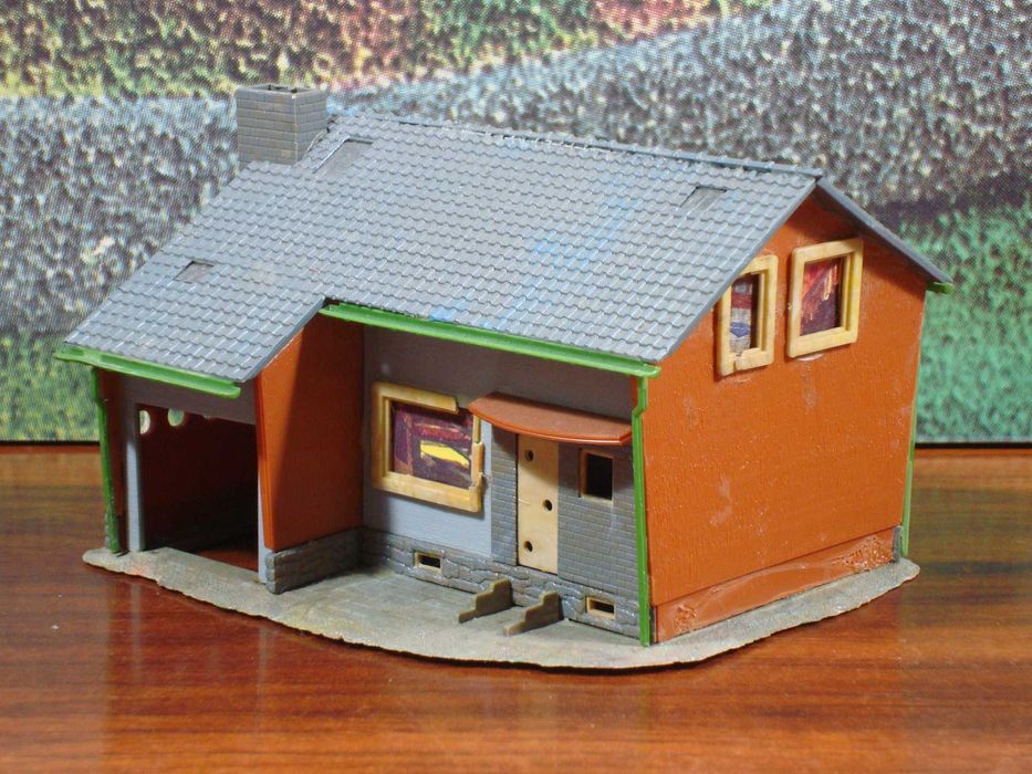 Faller H0 - Vivenda com Garagem / Usado com Falhas64286506554625121
