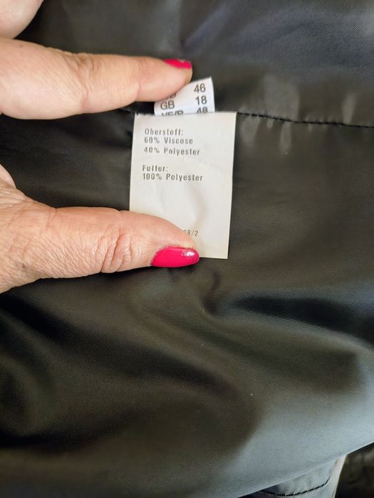 Piękna czarna marynarka żakiet 3XL