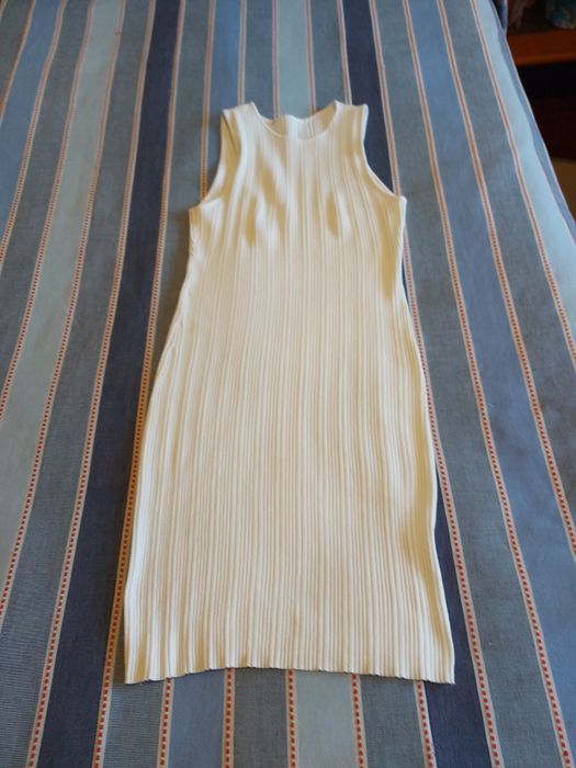 Vestido de malha Branco