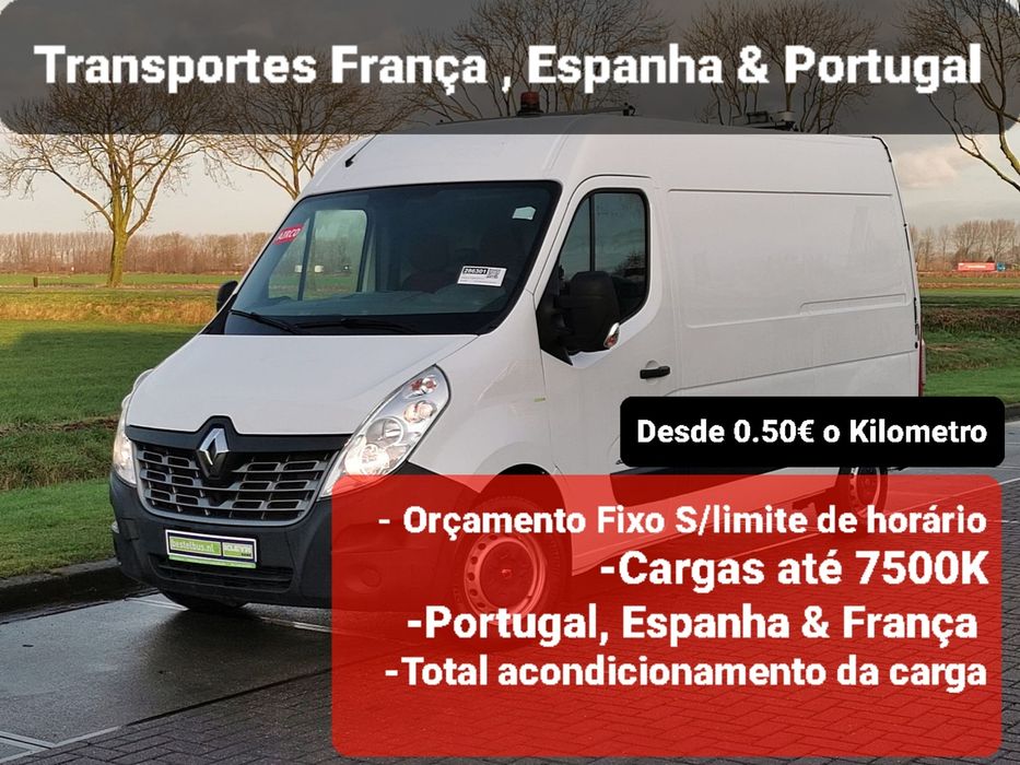 Transporte França, Espanha & Portugal Fundada • OLX Portugal