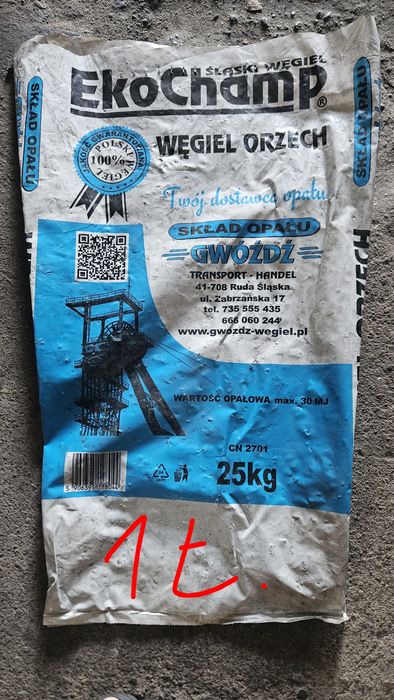 Węgiel orzech, miał
