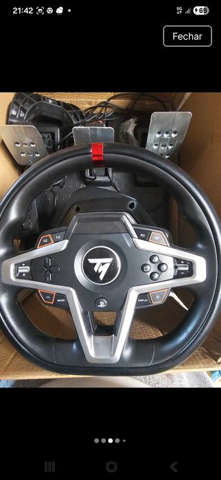 Volante +pedais Thrustmaster T 248