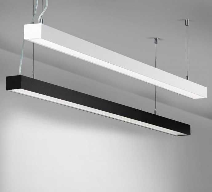 SALE! Подвесной линейный LED светильник на тросах 30Вт 4200К белый