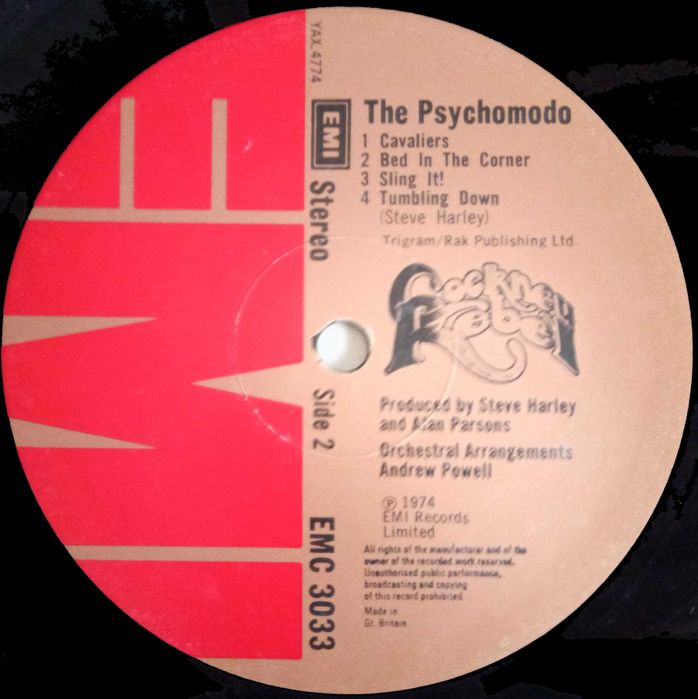 Cockney Rebel	- - - - -	The Psychomodo	- - - - -	LP