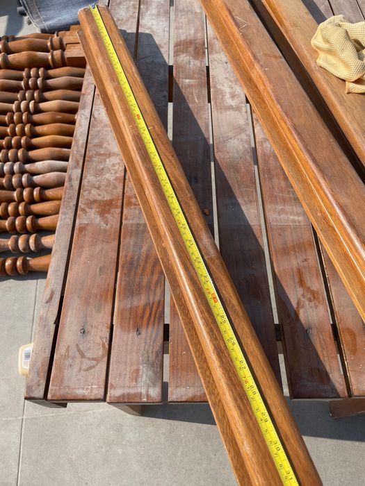 Balaústre escadas em madeira