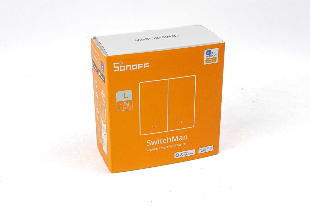 Interruptor de parede Sonoff, de encastrar, zigbee smart switch novo