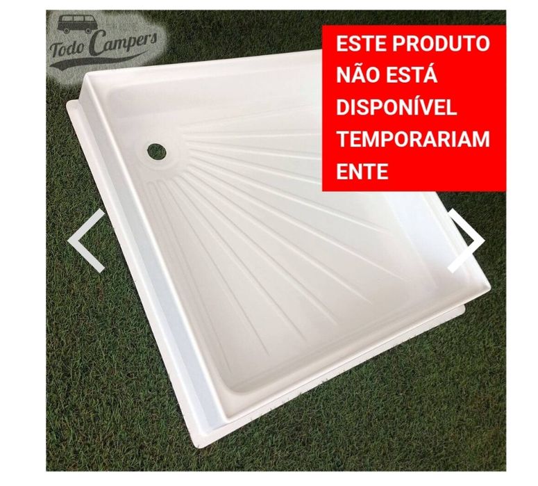 Base Duche/Polibã Branco 60x60x10,2cm de superfície