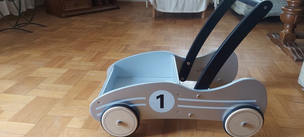 Pinolino wózek pchacz na zabawki do nauki chodzenia