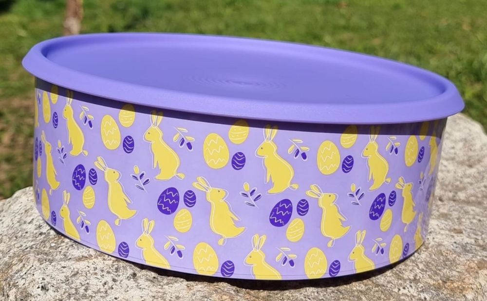 Caixa Lilás Coelhos 2.4L Tupperware