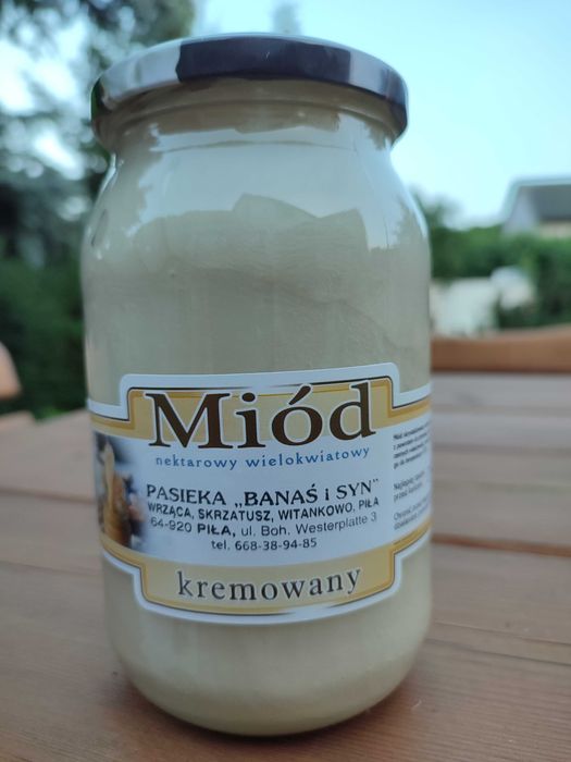 miód kremowany 1,2 kg